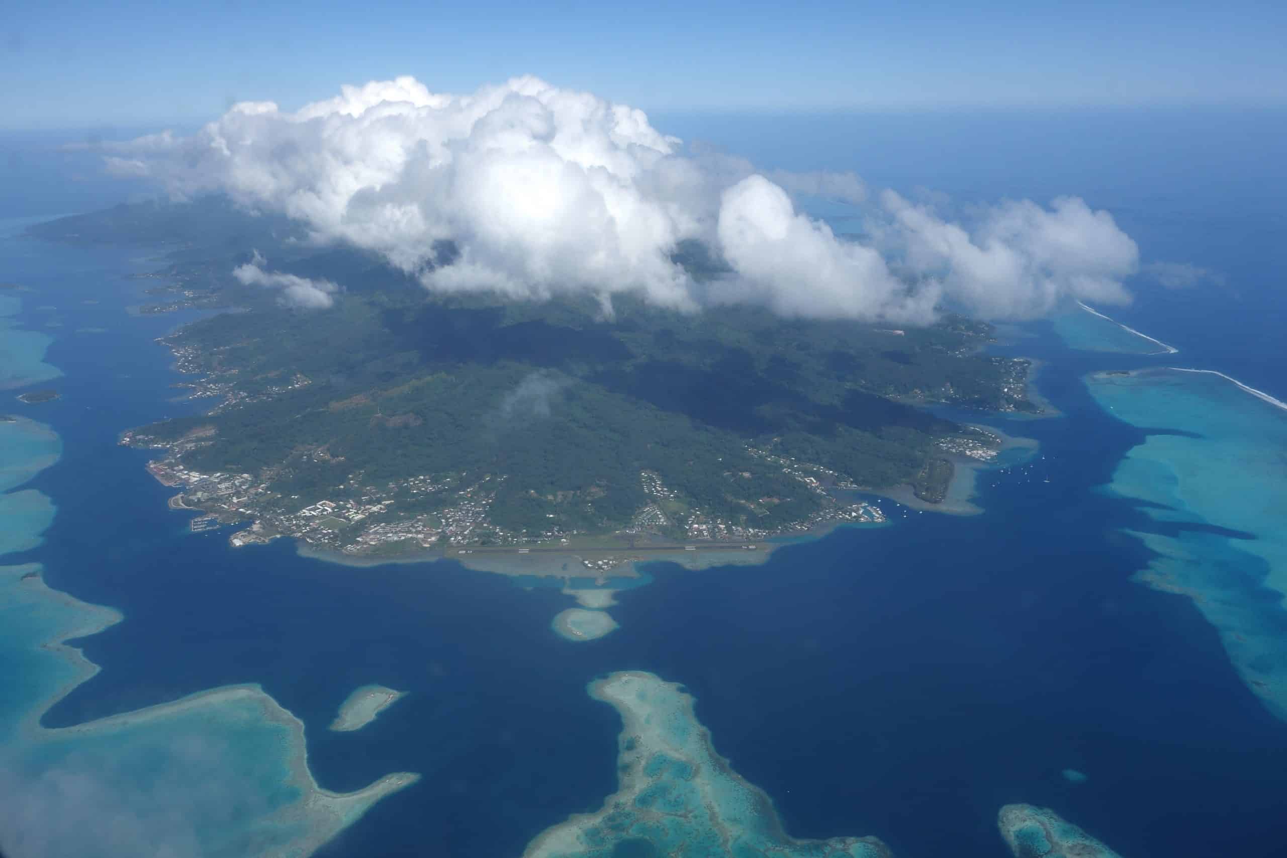 Vue aérienne de Taha'a