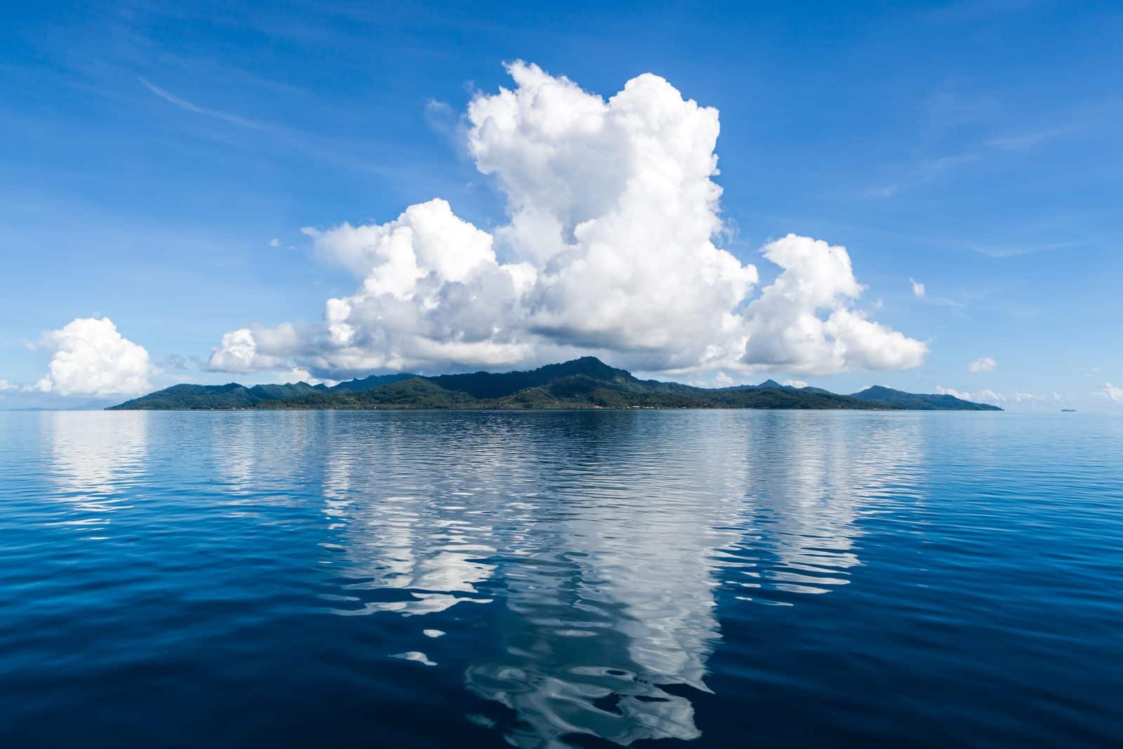 Vue de loin de Taha'a