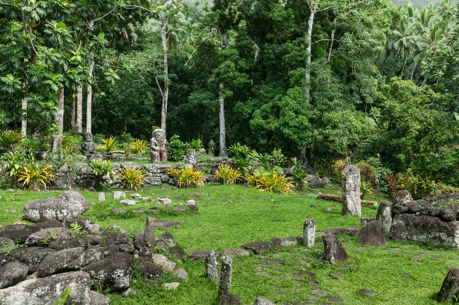 Site archéologique à Hiva Oa